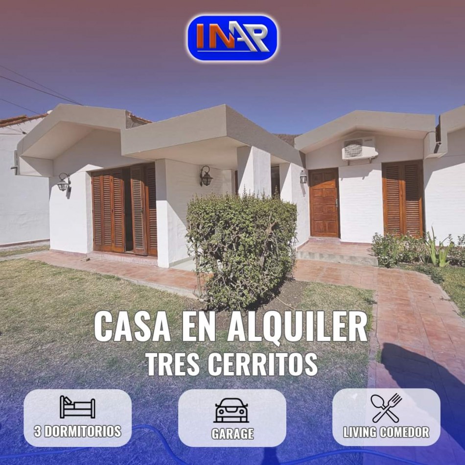 Casa En Alquiler Tres Cerritos